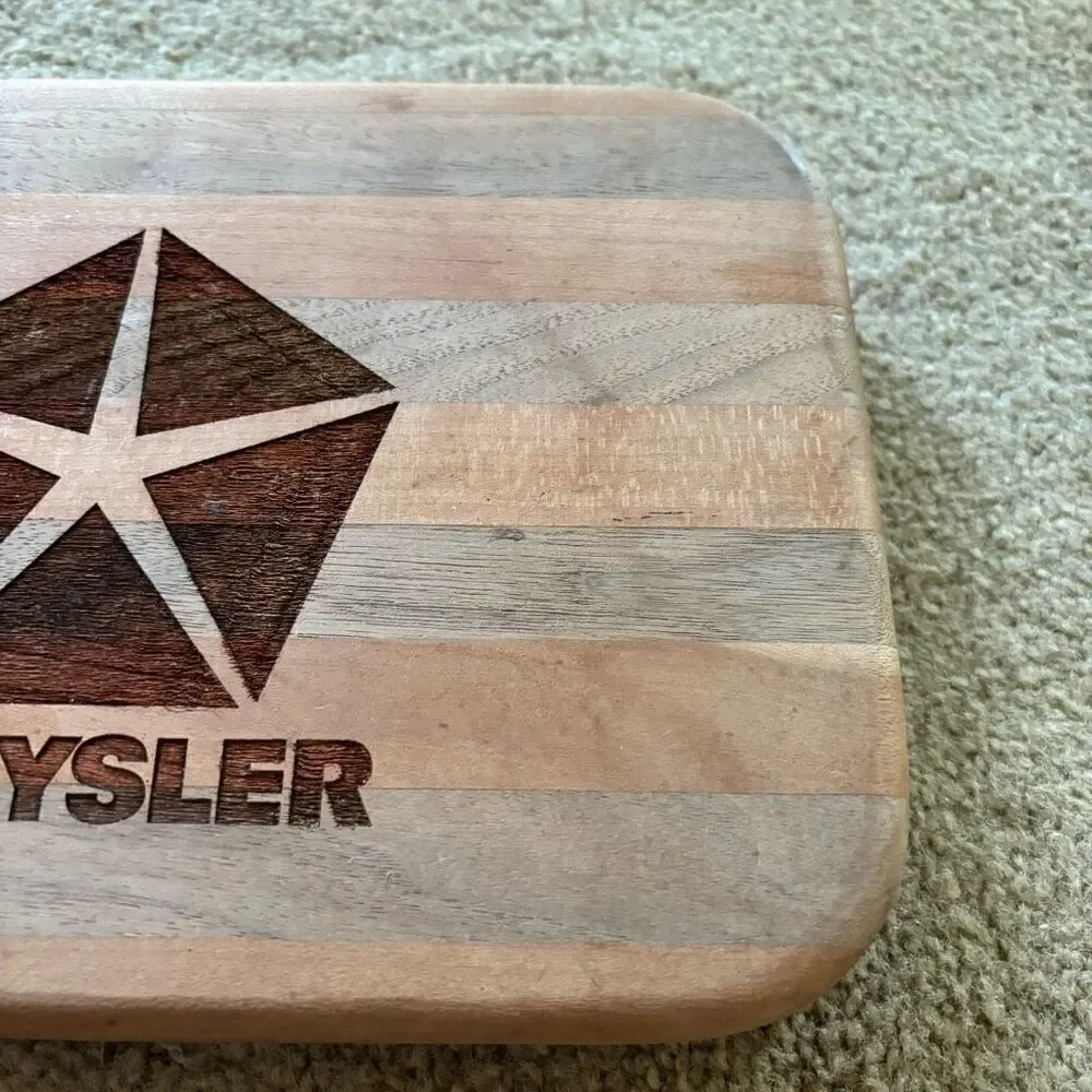 Chrysler wooden cutting